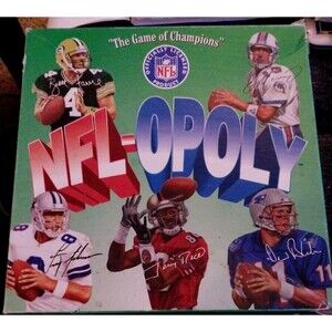 Vintage 1994 NFL-Opoly Board Game TDC Games Football Sports Complete